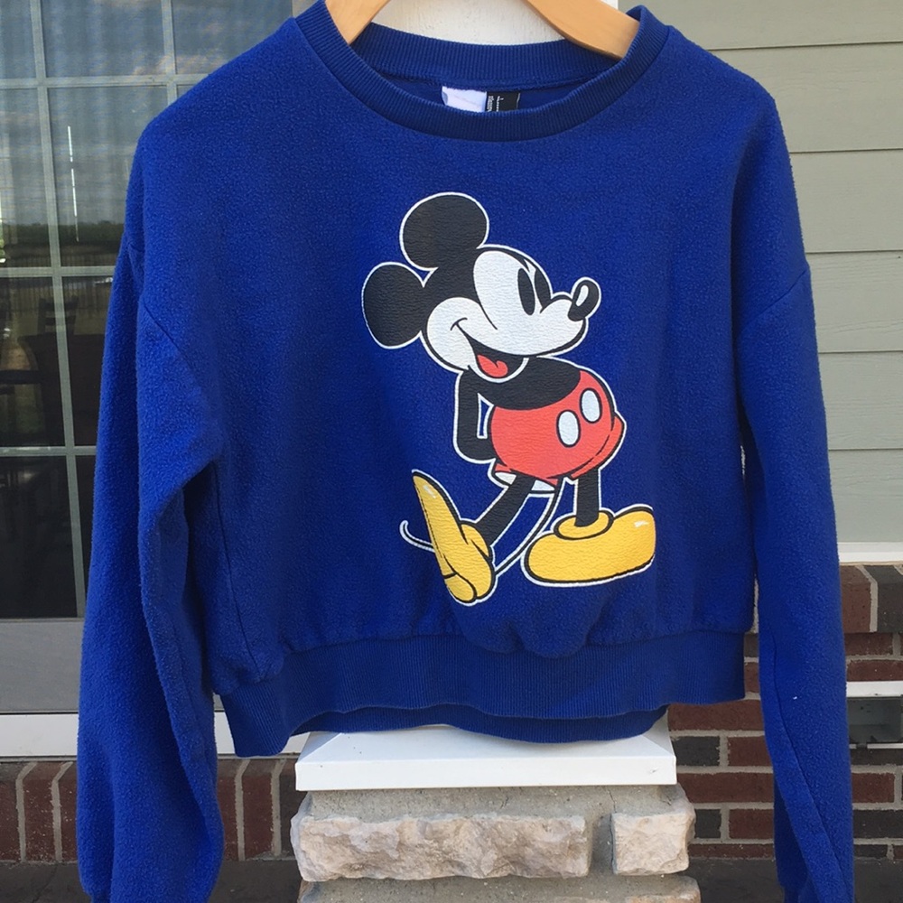 Disney Mickey Mouse crop sweatshirt